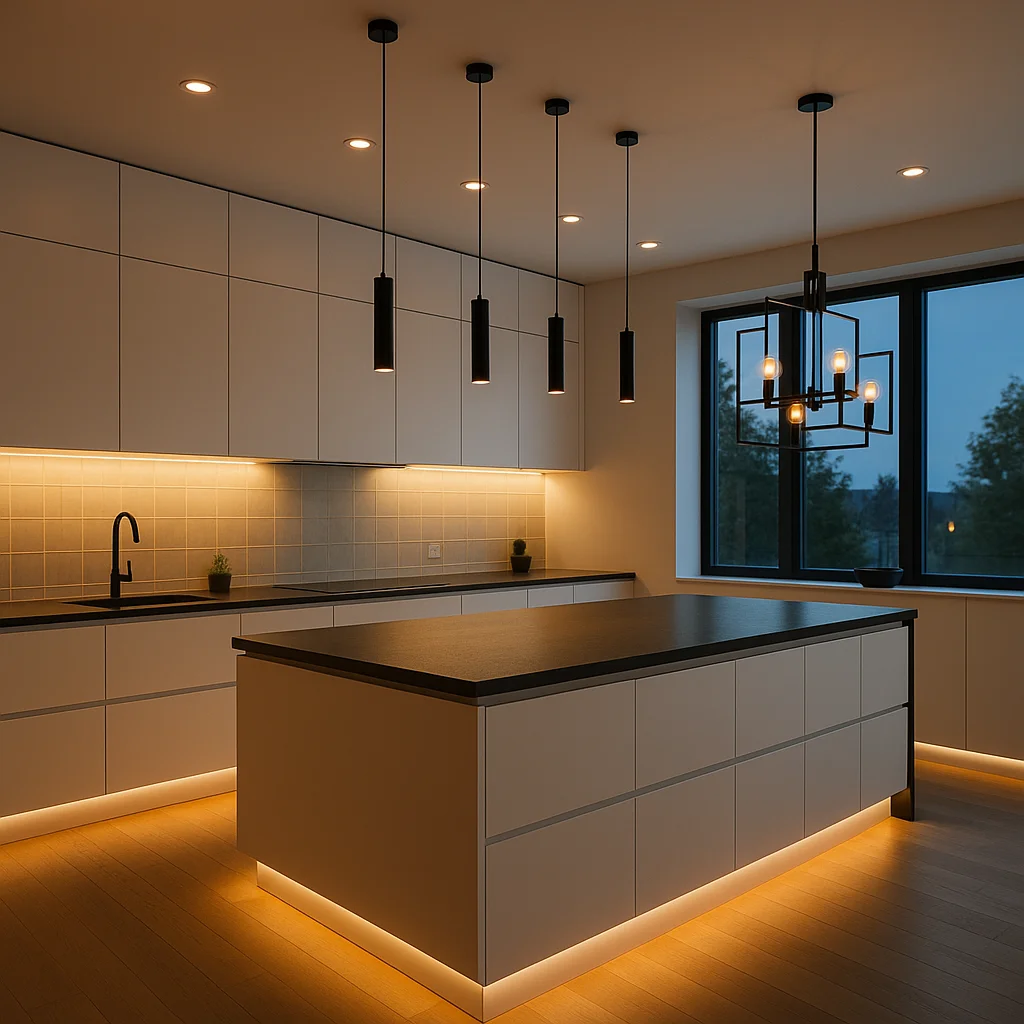 Mətbəxdə LED İşıqlandırmanın 5 Əsas Üstünlüyü